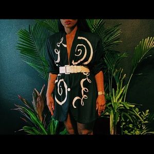 Vintage Blk/White Blazer!